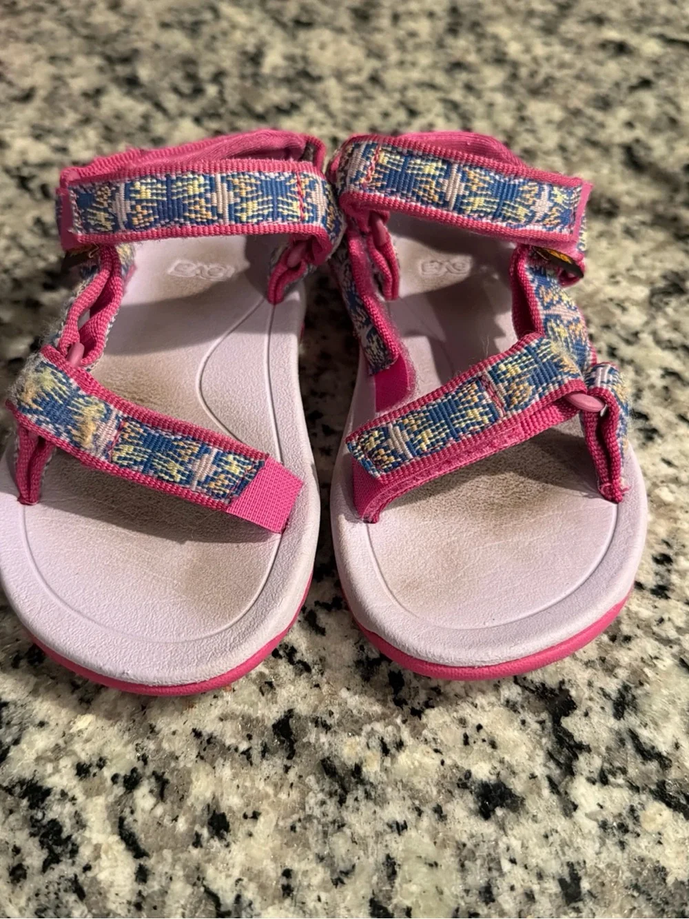 TEVA Little Kids Sandals Size 7 Pink/purple Approx 7